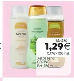 Plenus Supermercados CROWE Xel de baño oferta