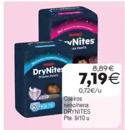 Plenus Supermercados DRYNITES Cueiros neno/nena oferta