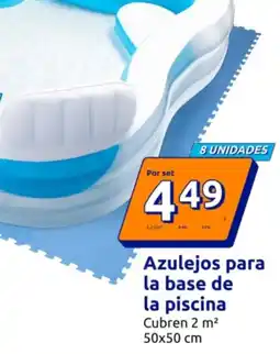 Action Azulejos para la base de la piscina oferta