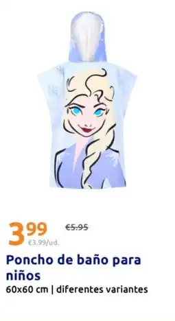 Action Poncho de baño para niños oferta