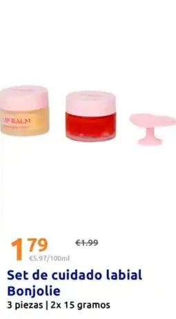 Action Set de cuidado labial Bonjolie oferta