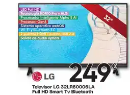 Hiper FROIZ LG Televisor 32LR60006LA Full HD Smart Tv Bluetooth oferta