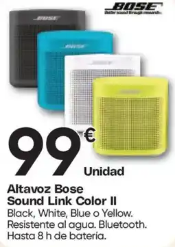 Hiper FROIZ Altavoz Bose Sound Link Color II oferta