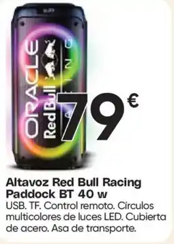 Hiper FROIZ RED BULL Altavoz Racing Paddock BT 40 w oferta
