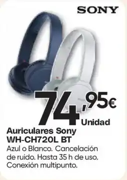 Hiper FROIZ SONY Auriculares WH-CH720L BT oferta