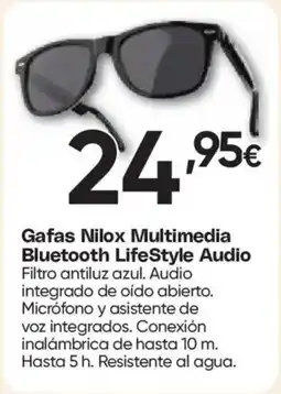 Hiper FROIZ Gafas Nilox Multimedia Bluetooth LifeStyle Audio oferta