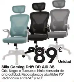 Hiper FROIZ Silla Gaming Drift DR AIR 35 oferta