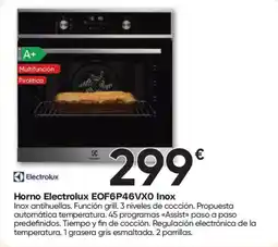 Hiper FROIZ ELECTROLUX Horno EOF6P46VX0 Inox oferta