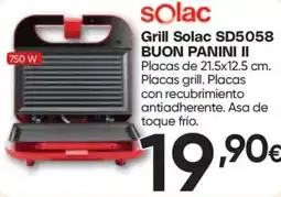 Hiper FROIZ SOLAC Grill SD5058 BUON PANINI II oferta