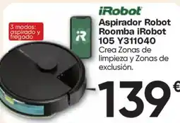 Hiper FROIZ ROBOT Aspirador Roomba iRobot 105 Y311040 oferta