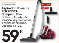 Hiper FROIZ ROWENTA Aspirador RO2933EA Compact Pow oferta