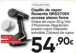 Hiper FROIZ ROWENTA Cepillo de vapor DR8270D1 access steam force oferta