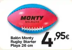 Hiper FROIZ MONTY Balón Rugby Starter Playa oferta