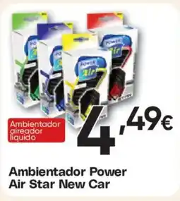 Hiper FROIZ Ambientador Power Air Star New Car oferta