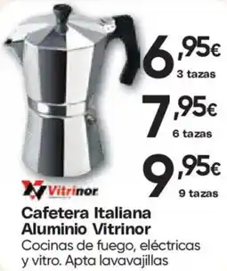 Hiper FROIZ VITRINOR Cafetera Italiana Aluminio Vitrinor oferta