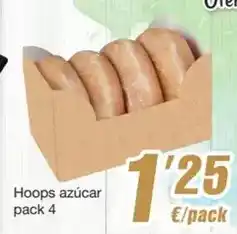 SPAR Fragadis Hoops azúcar pack 4 oferta