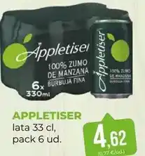 SPAR Gran Canaria Appletiser - lata oferta