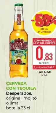 SPAR Gran Canaria Desperados - cerveza con tequila oferta