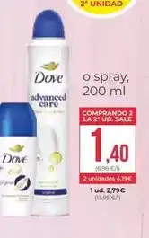 SPAR Gran Canaria Dove - o spray oferta
