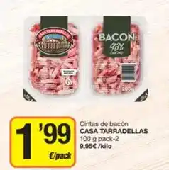 Economy Cash Casa tarradellas - cintas de bacon oferta