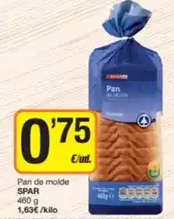 Economy Cash Spar - pan de molde oferta