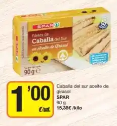 Economy Cash Spar - caballa del sur aceite de girasol oferta