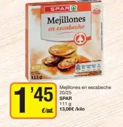 Economy Cash Spar - mejillones en escabeche oferta