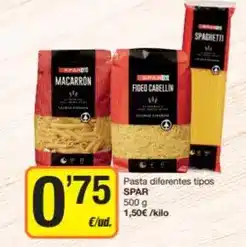 Economy Cash Spar - pasta diferentes tipos oferta