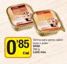 Economy Cash Spar - tarrina para perros sabor buey o pollo oferta