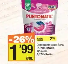 Economy Cash Punto matic - detergente caps floral oferta