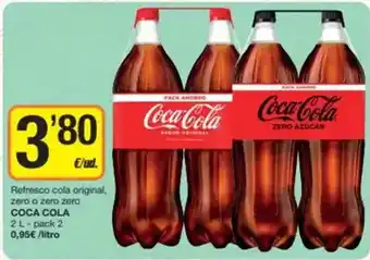 Economy Cash Coca-cola - refresco cola original, zero o zero zero oferta