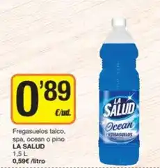 Economy Cash La salud - fregasuelos talco, spa, ocean o pino oferta