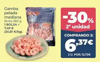 Gamba pelada mediana