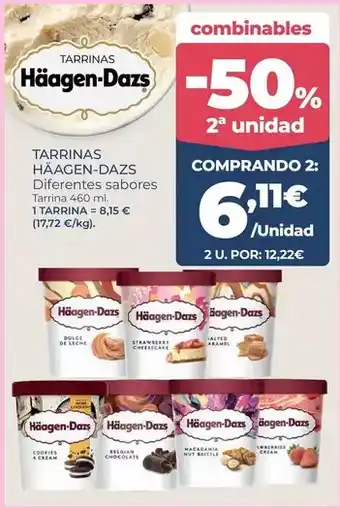 Häagen-dazs - tarrinas