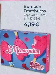 La Sirena La menorquina - bombon frambuesa oferta