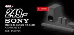 MediaMarkt Sony - barra de sonido ht-s40r oferta