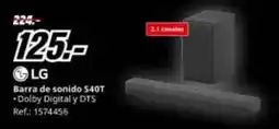 MediaMarkt Lg - barra de sonido $40t oferta
