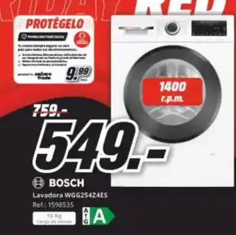 MediaMarkt BOSCH Lavadora WGG25424ES oferta