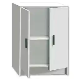 BricoCentro Armario bajo 2 puertas blanco oferta