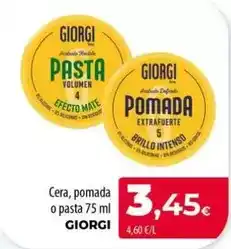 Spar La Palma Giorgi - cera, pomada o pasta oferta