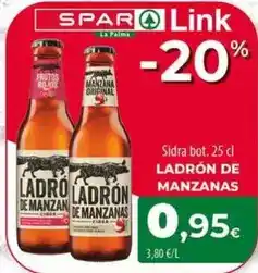 Spar La Palma Ladrón de manzanas - sidra oferta