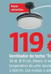 Ventilador de techo tivar s