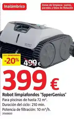 Bauhaus Wybot - robot limpiafondos sypergenius oferta