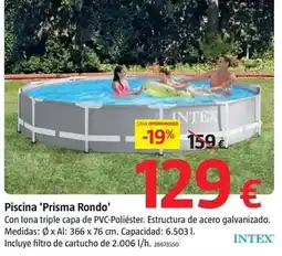 Bauhaus Intex - piscina prisma rondo oferta