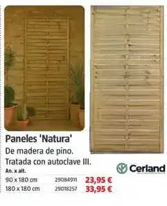 Bauhaus Paneles natura oferta