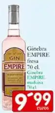 Supermercados Bip Bip Empire - ginebra fresa oferta