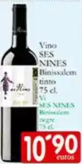 Supermercados Bip Bip Ses nines - vino binissalem tinto oferta