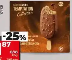 Dia Dia temptation - helado bombón con galleta caramelizada oferta
