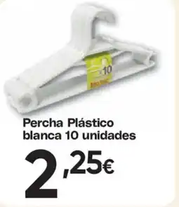 Hiper FROIZ Percha Plástico blanca oferta
