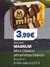 Masymas Magnum - helado mini clasico almendras blanco oferta